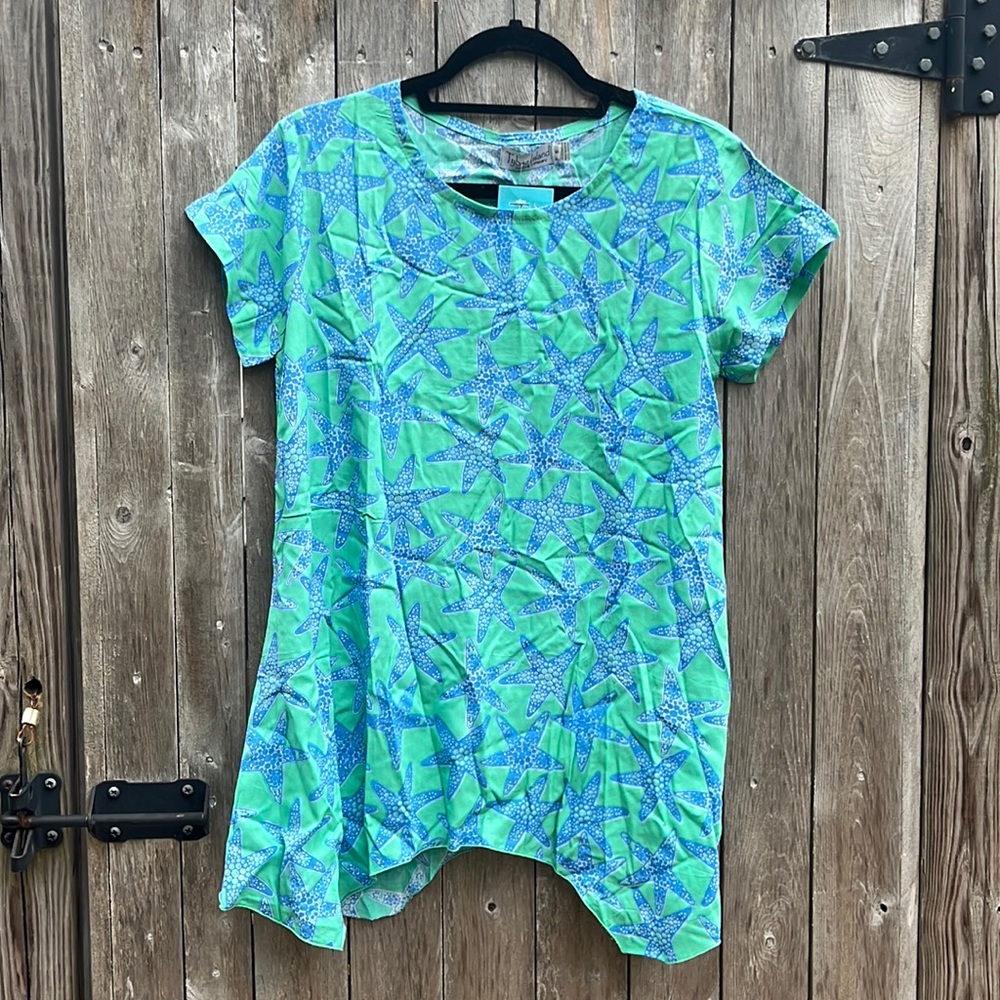 Tybee Island Starfish Boho Style Top,Size Small,NWT